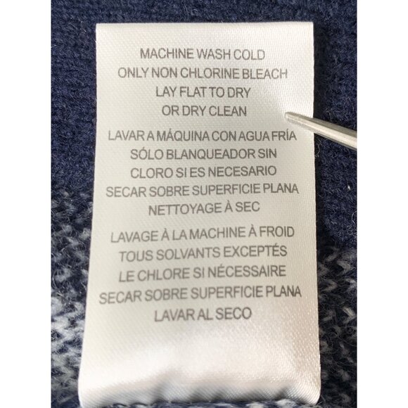 Velvet Graham & Spencer Argyle Navy Grandpa Crop Cardigan Sweater S RM10202 NWT - Picture 9 of 10